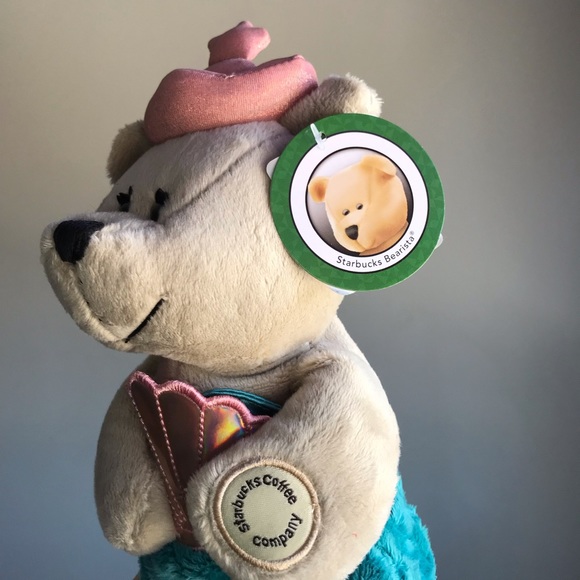 Starbucks Japan Mermaid Bearista Siren with pink shell 2022 Anniversary - Picture 5 of 7